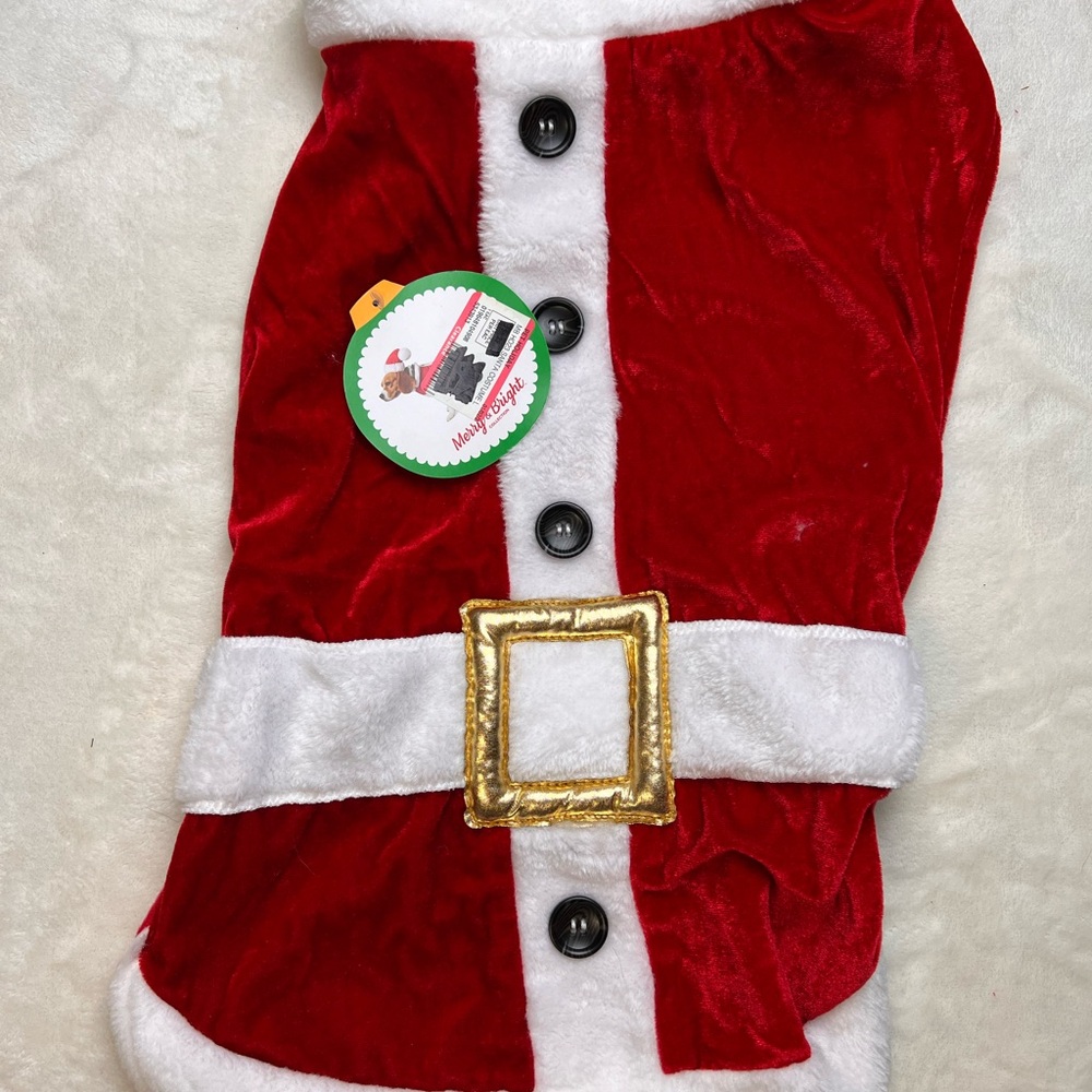 Merry and Bright Santa Vest Costume Large